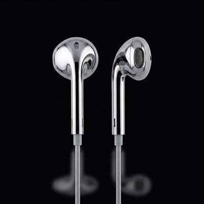 Chrome Wired Earbuds