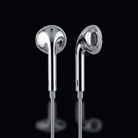 Chrome Wired Earbuds