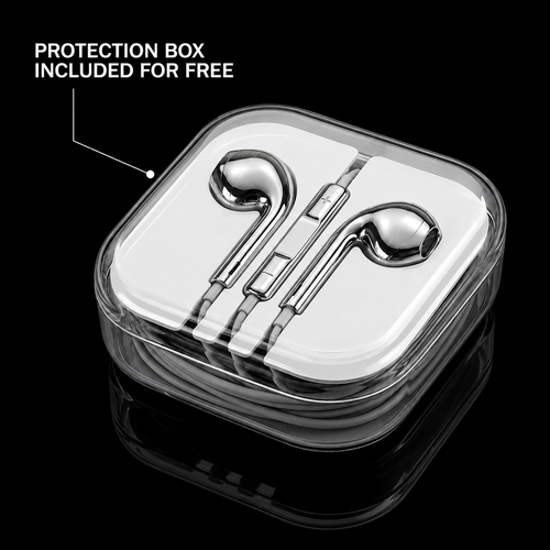 Chrome Wired Earbuds