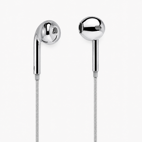 Chrome Wired Earbuds VIP