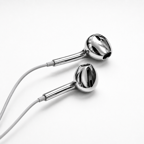 Chrome Wired Earbuds VIP