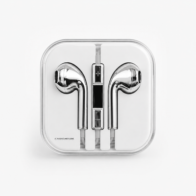 Chrome Wired Earbuds VIP