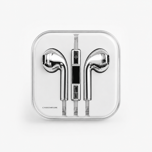 Chrome Wired Earbuds VIP