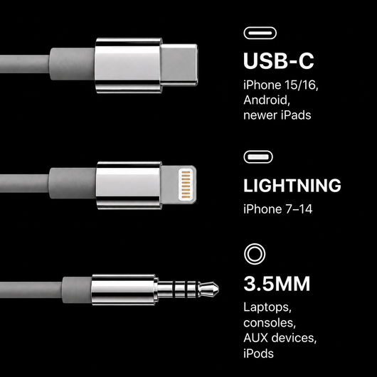 Chrome Wired Earbuds