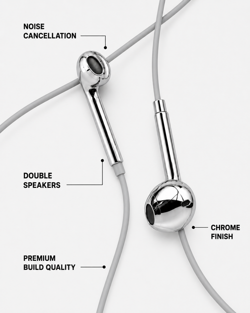 Chromium Wired Earbuds