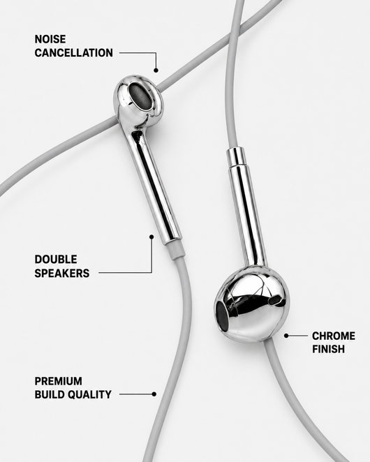 Chromium Wired Earbuds